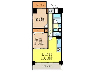 グランシャリオ江坂の間取り