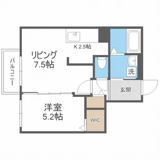 ビッグレジデンス山の手【4階】の間取り