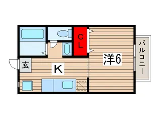 エルムハルヤマ【2階】の間取り