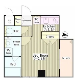 アンソレイユ代々木【3階】の間取り