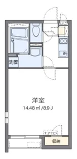 クレイノGlint【1階】の間取り