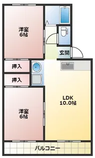 立石マンション【2階】の間取り