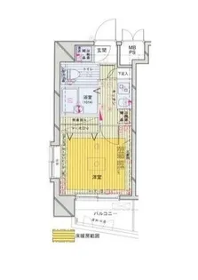 菱和パレス白金高輪駅前【2階】の間取り