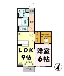 Primevere【1階】の間取り