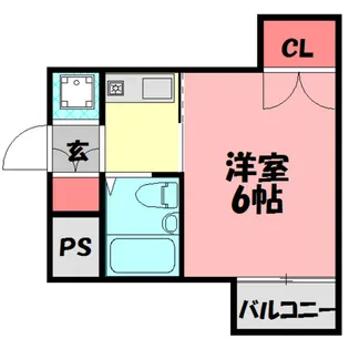 パレドゥナカミヤ【2階】の間取り