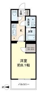 フィシオ久我山【2階】の間取り