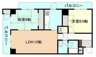 パークプラザ新光【8階】の間取り