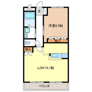 ロイヤル・ツインズ【3階】の間取り