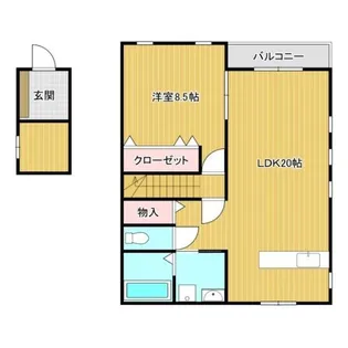 ウォークヘア【2階】の間取り