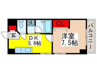 ヴィラ-ジュ・イル【3階】の間取り