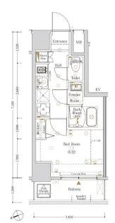 Log戸越【10階】の間取り