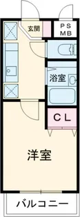 アソシエール駒沢【1階】の間取り