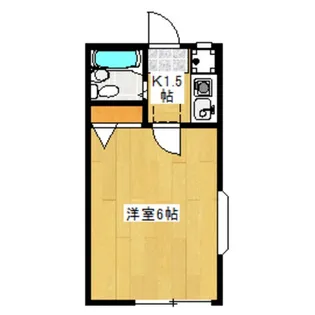 アイエスハイム【1階】の間取り