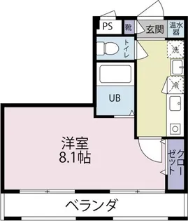 メゾンエレーヴI【3階】の間取り