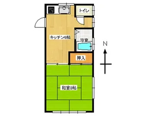 桜美荘【2階】の間取り