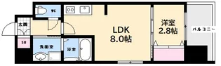 THE AL COURT【2階】の間取り