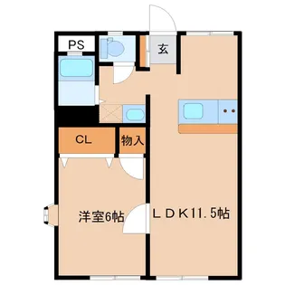 ライムライト【1階】の間取り