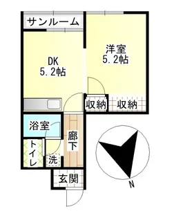 ときわビル【3階】の間取り