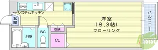 トゥインクルコート大手町【1階】の間取り
