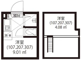 GURANA OKUBO(ガルナーオオクボ)の間取り