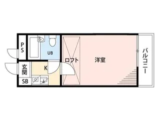 ハイツセルシオン【1階】の間取り