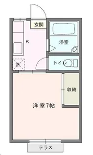 ピアニッシモ【2階】の間取り