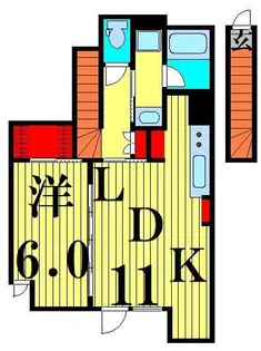 アリュイッテ青井【2階】の間取り