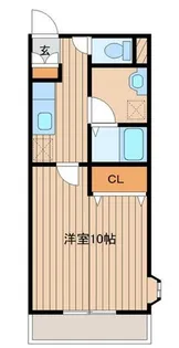 RESIDENZ・S.S(レジデンスエスエス)【2階】の間取り