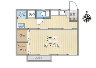 第一浅賀荘【2階】の間取り