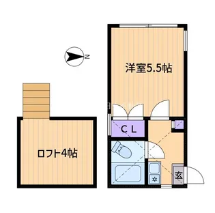 ドミール笹塚【2階】の間取り