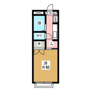 ハイツ大石【3階】の間取り