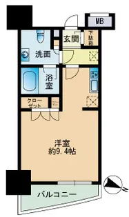 パークアクシス博多【3階】の間取り