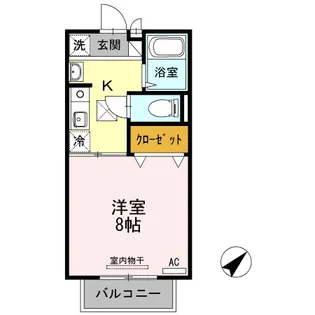 エクセルスミ【1階】の間取り