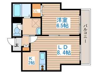 ヘルム21【5階】の間取り