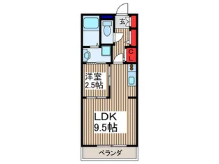 ヴィクトワール【1階】の間取り