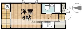 グリーンフラッツ天神町【3階】の間取り