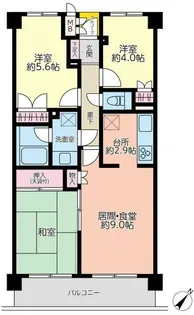 藤和ライブタウン横浜神大寺B棟【3階】の間取り