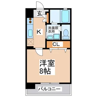 エトワール出水苑【2階】の間取り