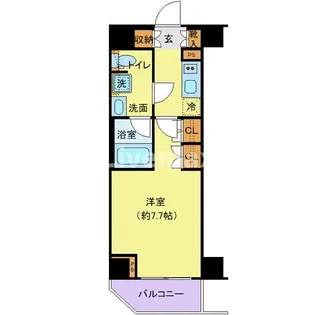 ジェノヴィア南千住VIスカイガーデン【3階】の間取り