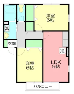 ロワールB【1階】の間取り