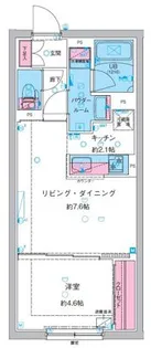 GENOVIA池袋【3階】の間取り
