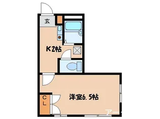 インペリアル【1階】の間取り