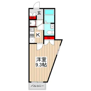 Beverly Homes下赤塚【3階】の間取り