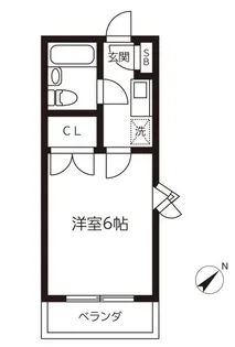第2エクセル行徳【3階】の間取り