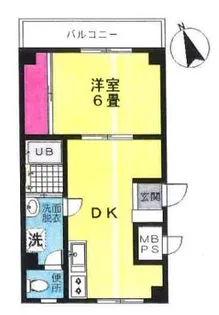 久保田ビル【3階】の間取り