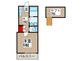 ピュアハウスI【2階】の間取り