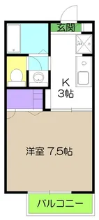シャーメゾン・ソレイユA棟【2階】の間取り