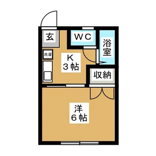 エストゥーディオ辻堂【2階】の間取り