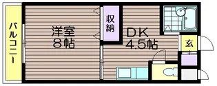 ラフォーレ白山【2階】の間取り