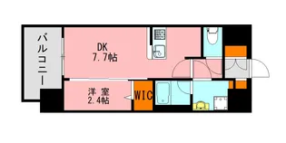 LANDIC K346【4階】の間取り